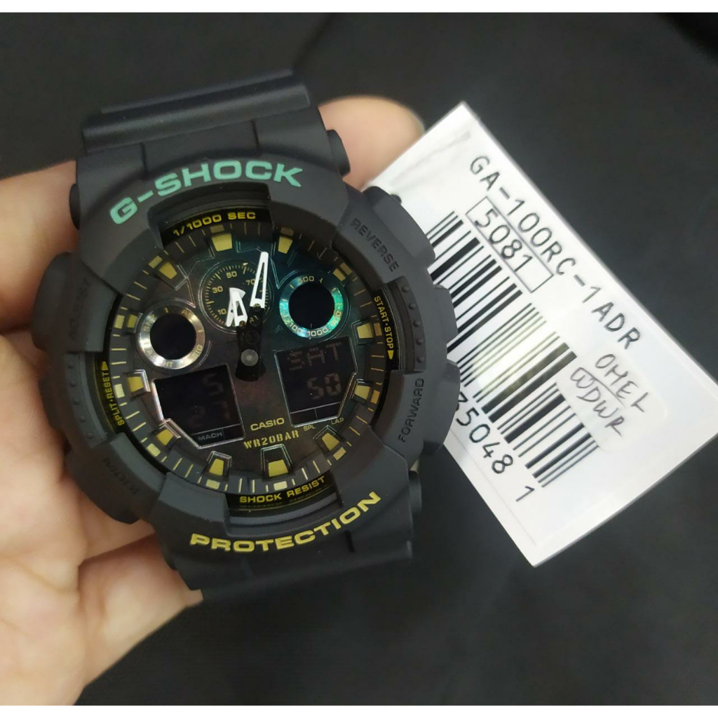 Jam Tangan Pria Casio G-Shock GA-100RC-1ADR Original
