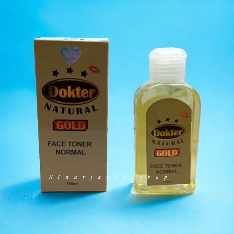 TONER dr gold DOKTER  NATURAL FACE NORMAL ORIGINAL BPOM 115 ml