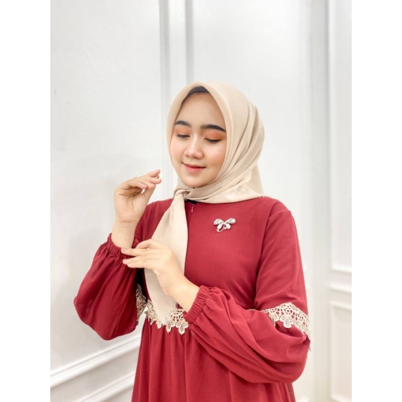 PB Prilly Busana - JASMINE RENDA GAMIS MALAYSIA - DRESS PESTA - GAMIS RENDA