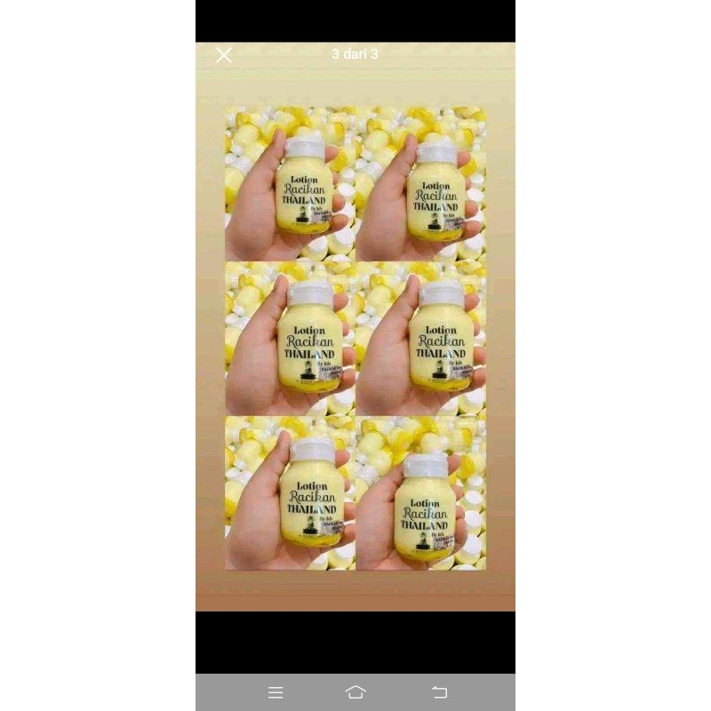 lotion racikan thailand 100ml