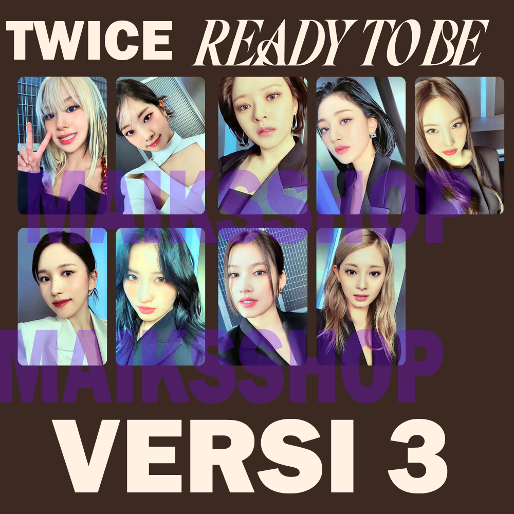 Twice Ready To Be Set Me Free Photo Card Kpop