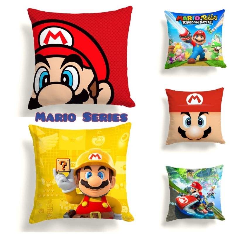 BANTAL SOFA PRINT MOTIF SUPER MARIO BROSS 40X40 CM