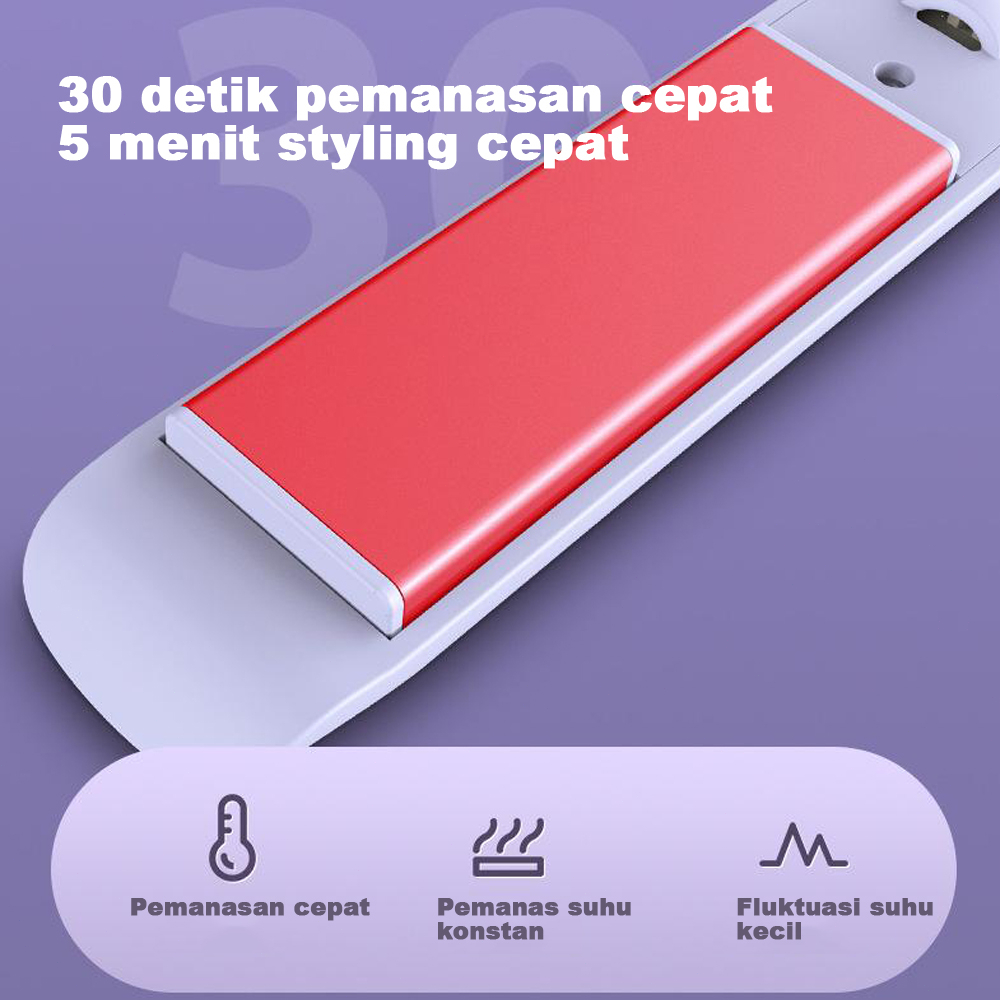 Goojodoq Catokan Rambut NEW 2in1 Keriting Pengeriting Rambut Keramik Dengan Layar LCD Pengunci Cerdas PTC