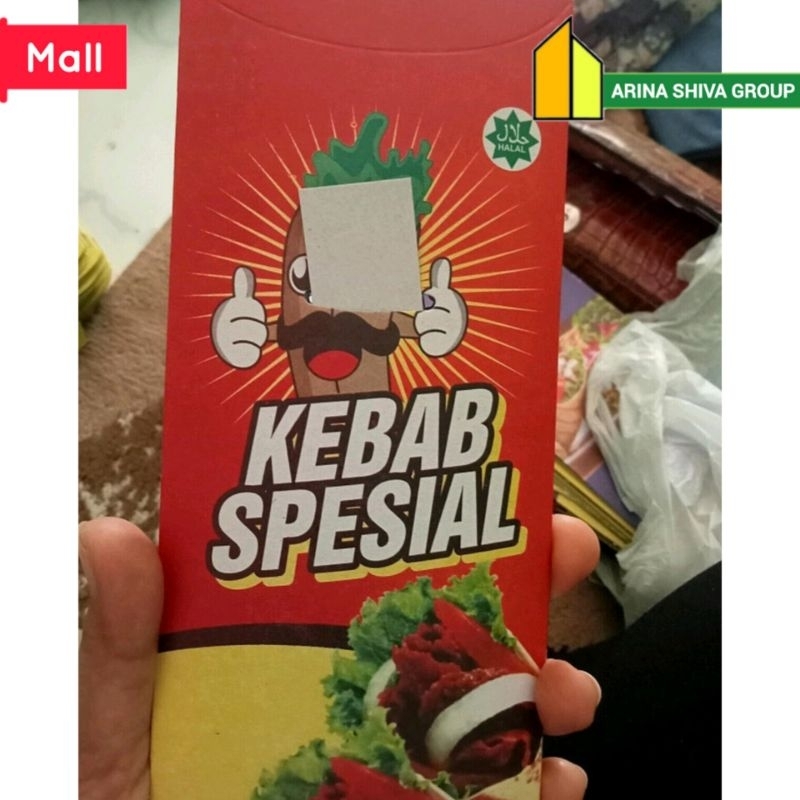 

100 LEMBAR KERTAS KEBAB TARIKAN UKURAN 25 × 9,5 CM HIGH QUALITY PAPER CRAFT TEBAL PRODUK TERBARU | KOTAK KEBAB KEKINIAN | DUS KEBAB VIRAL TIKTOK | KEMASAN KEBAB KEKINIAN | BOX KEBAB VIRAL | ARINA SHIVA GROUP 5988