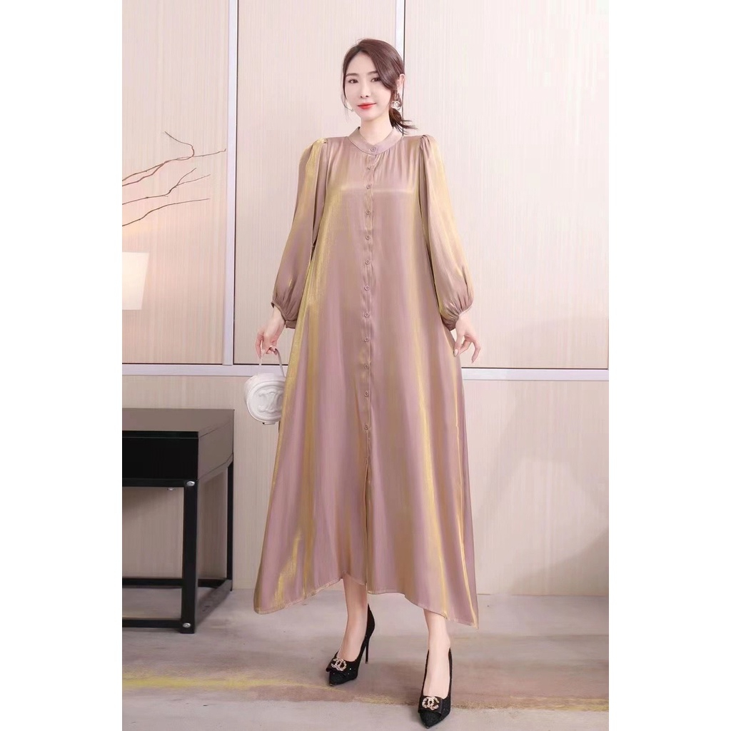 SHIMMER DRES KATUN SHIMMER KOREAN STYLE LONG TUNIK