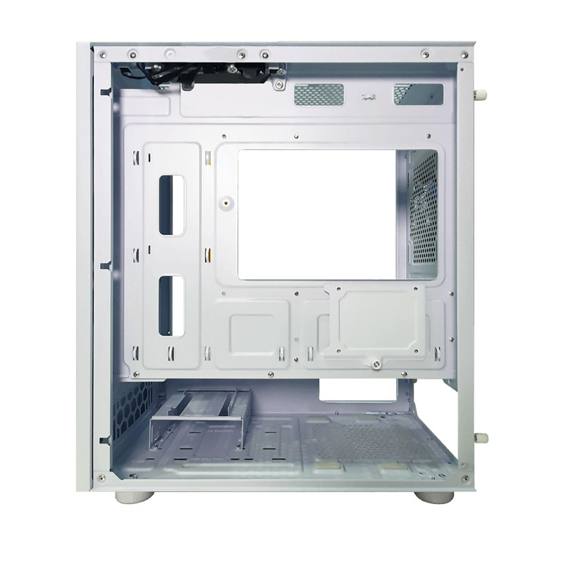 Casing CUBE GAMING PYFY WHITE - All White Inside - mATX - MESH