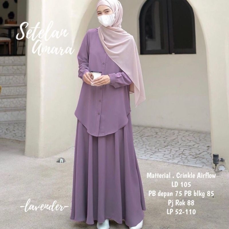 Fashion MUSLIM, baju wanita, baju stelan wanita, setelan, stelan, Baju stelan, fashion wanita, one set. Setelan Amara