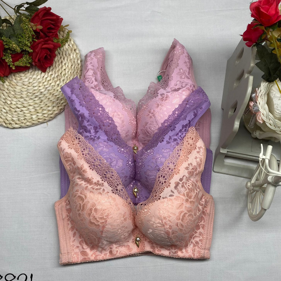 bra wanita import 8821 busa TIPIS ada kawat kain lembut