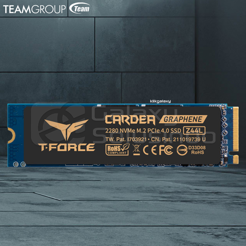 TEAM CARDEA Z44L M.2 PCIe 4.0 NVMe 500GB SSD