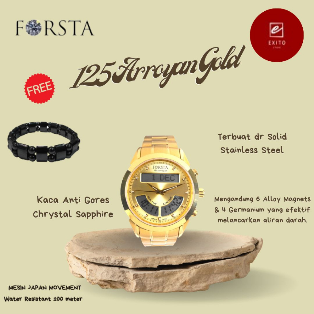 Jam Tangan Forsta 125 Arroyan Gold