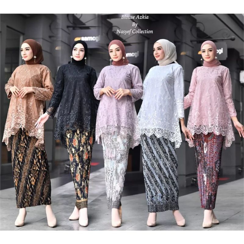 Kebaya Brukat Setelan Kebaya Modern Set Kebaya Wisuda Baju Wisuda Hijab Model Kebaya Terbaru Baju Pe
