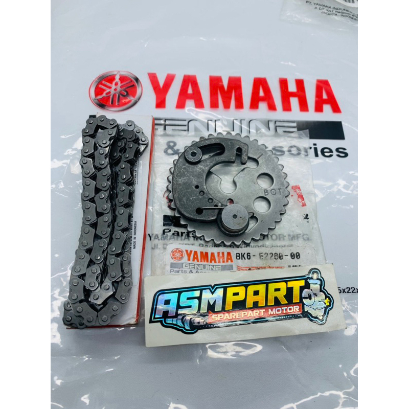 Gigi sentrik + rantai keteng yamaha vixion new 2018 R15 BK6