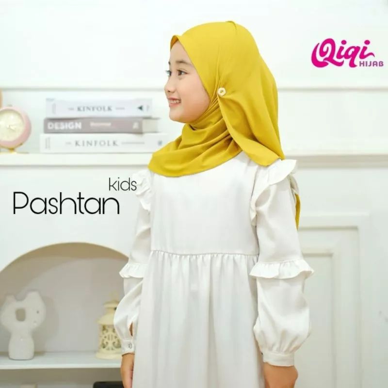 Pashtan Kids // Hijab Pashmina Anak // Hijab Instan Anak Cewek // Hijab Jersey Adem