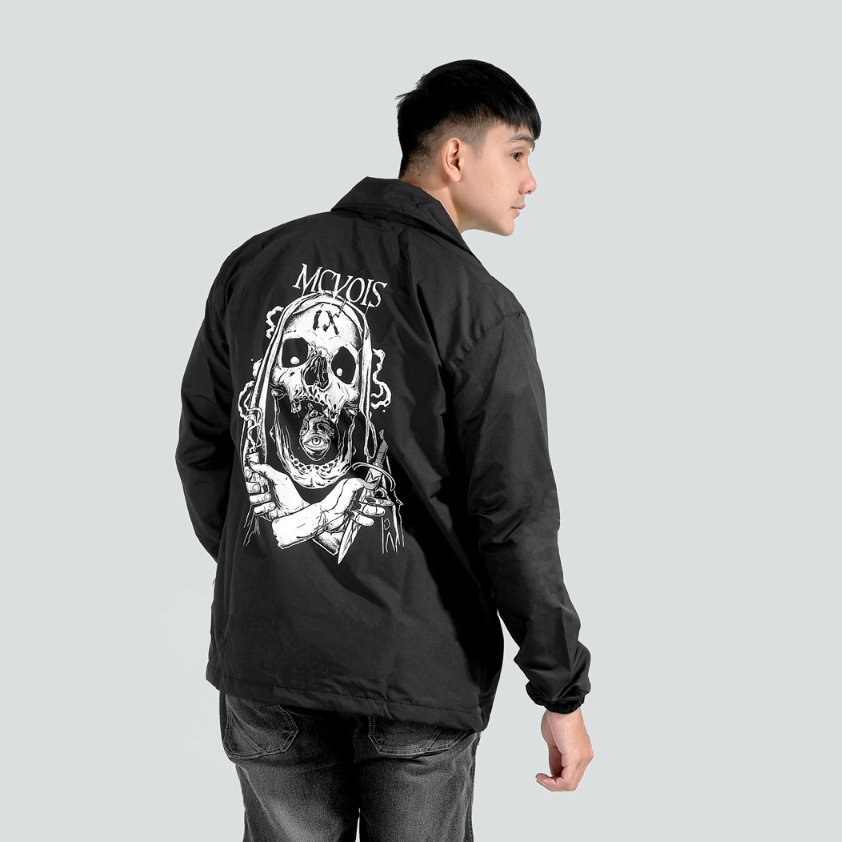 Mcvois Jaket Coach Pria Conjuring Premium Distro