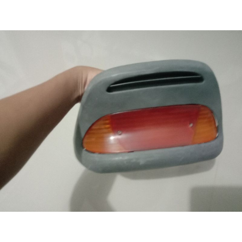 Stop Lamp/Lampu Belakang Original + Cover Original Sanex QJ 50cc copotan