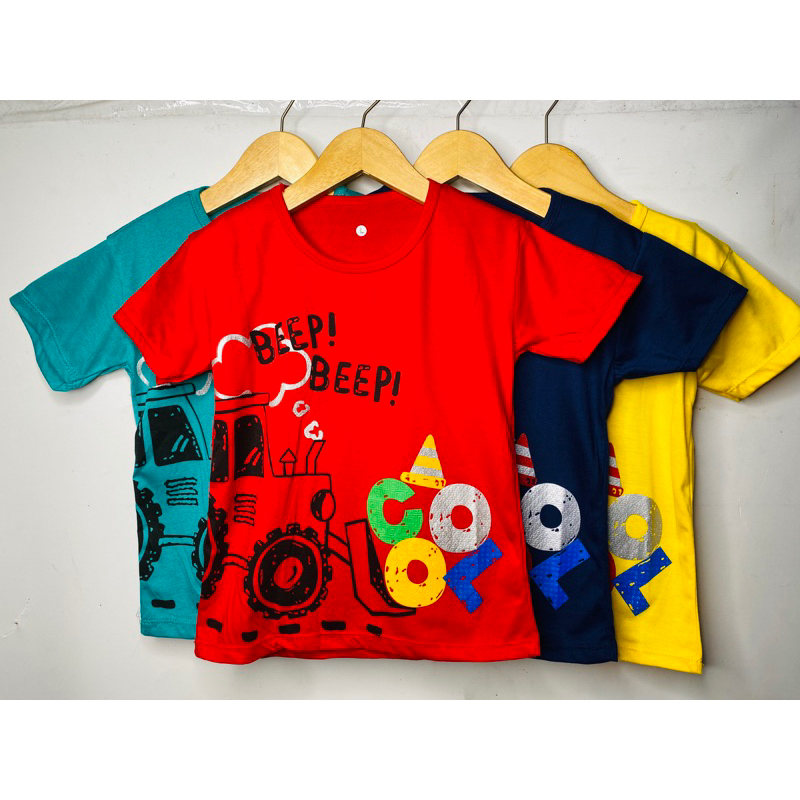 Kaos anak laki-laki-kaos beep beep 1-10 tahun