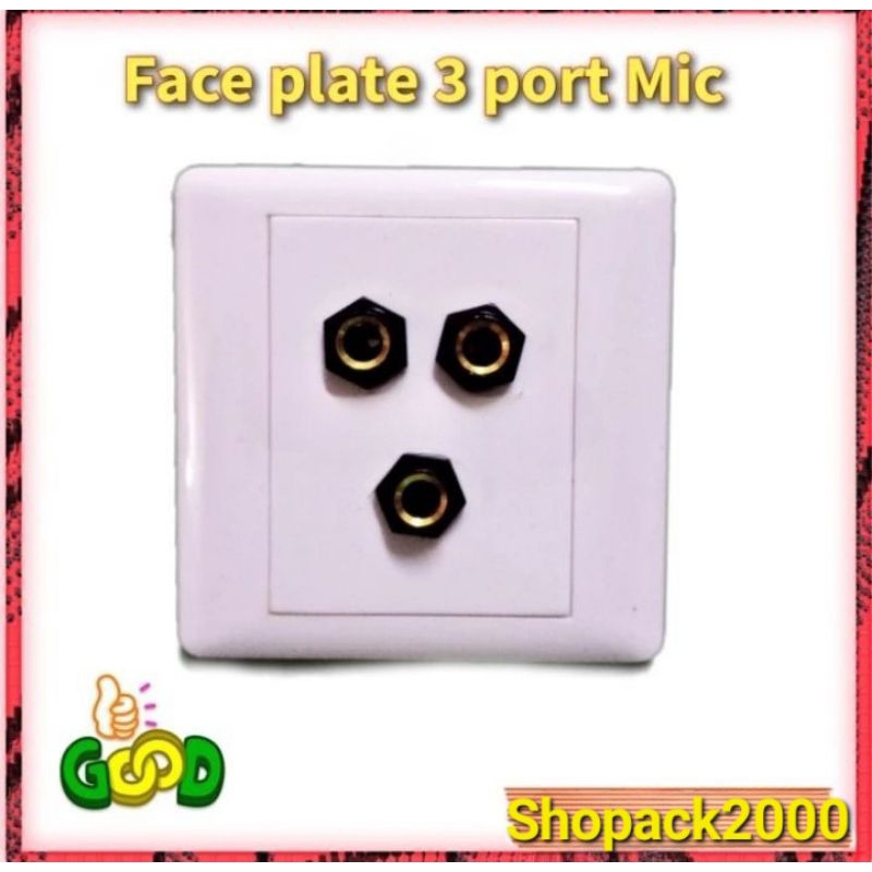stop Kontak mic socket 6.35mm