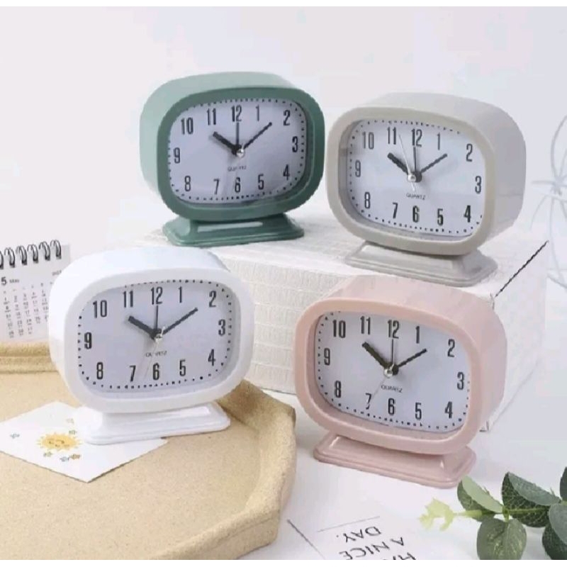 Jam Weker Alram Aesthetic Vitage Dekorasi Meja Kerja dan Kamar