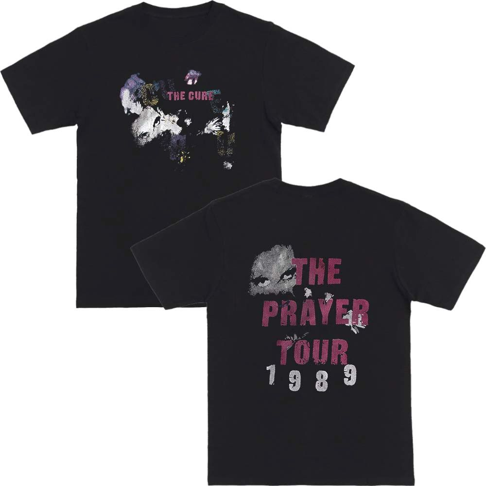 KAOS BAND TSHIRT THE CURE TOUR 1989 Merchandise by RughSide