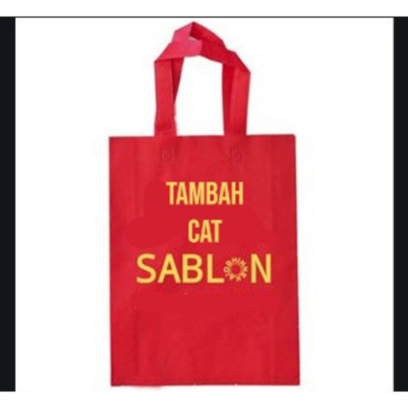 

jasa sablon tambah cat sablon 1 sisi 1 warna menerima jasa sablon tas makloon