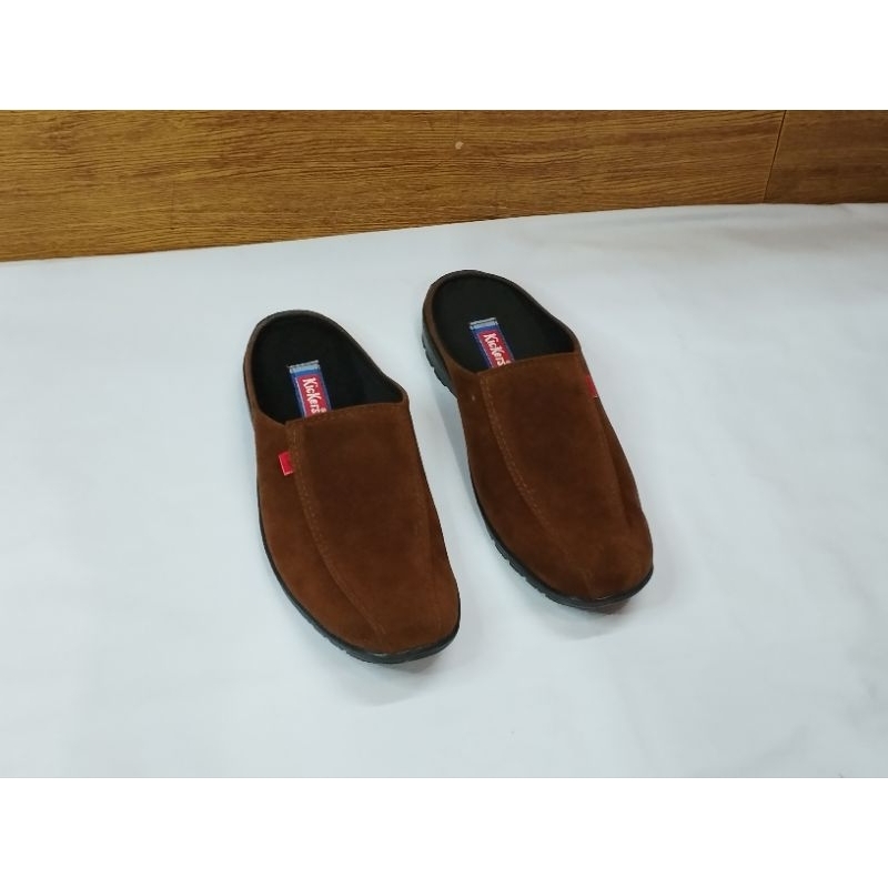 Sepatu Sandal Pria Slip On Flat Casual Formal Santai Kerja Kantor Elegan dan Trendy