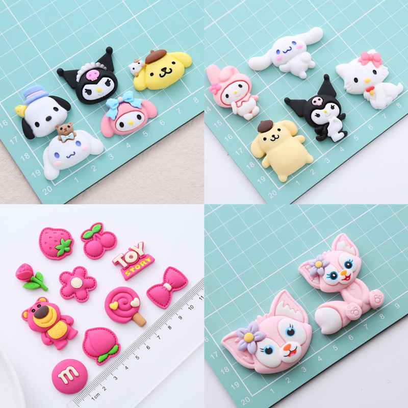 Stiker Botol Gelas Minum Lucu 3D Dijual Per Pcs Motif Melody Kuromi Cinnamoroll Kitty Stella Stitch
