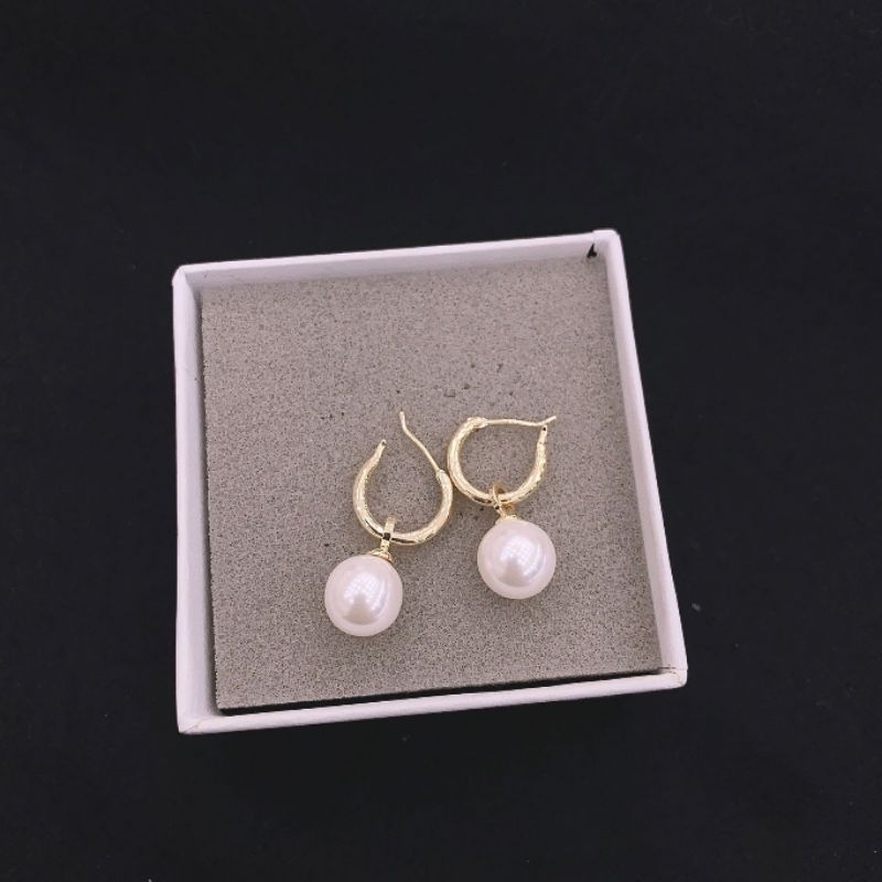 Anting Premium Quality Silver925 perak Anting Zircone mata kilau Branded Band Premium Quality Anti karat anti alergi Starling silver Mata kilau Ts007