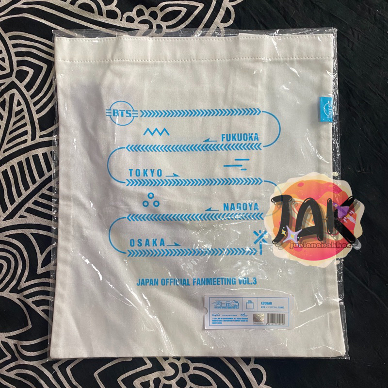 Ready - BTS Ecobag Totebag Japan Official Fanmeeting Vol.3