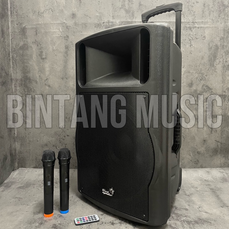 Speaker portable blackspider 1501AP Original 15 inch 1501 ap