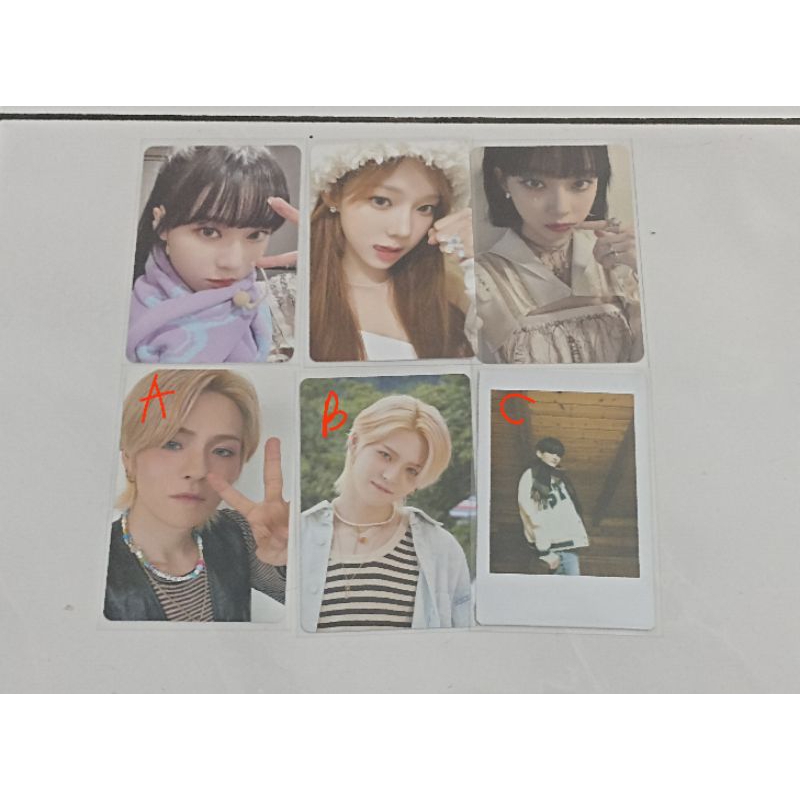 Winter aespa photocard(w pair) winter nunmul synk dive savage emblem badge season greeting 2023