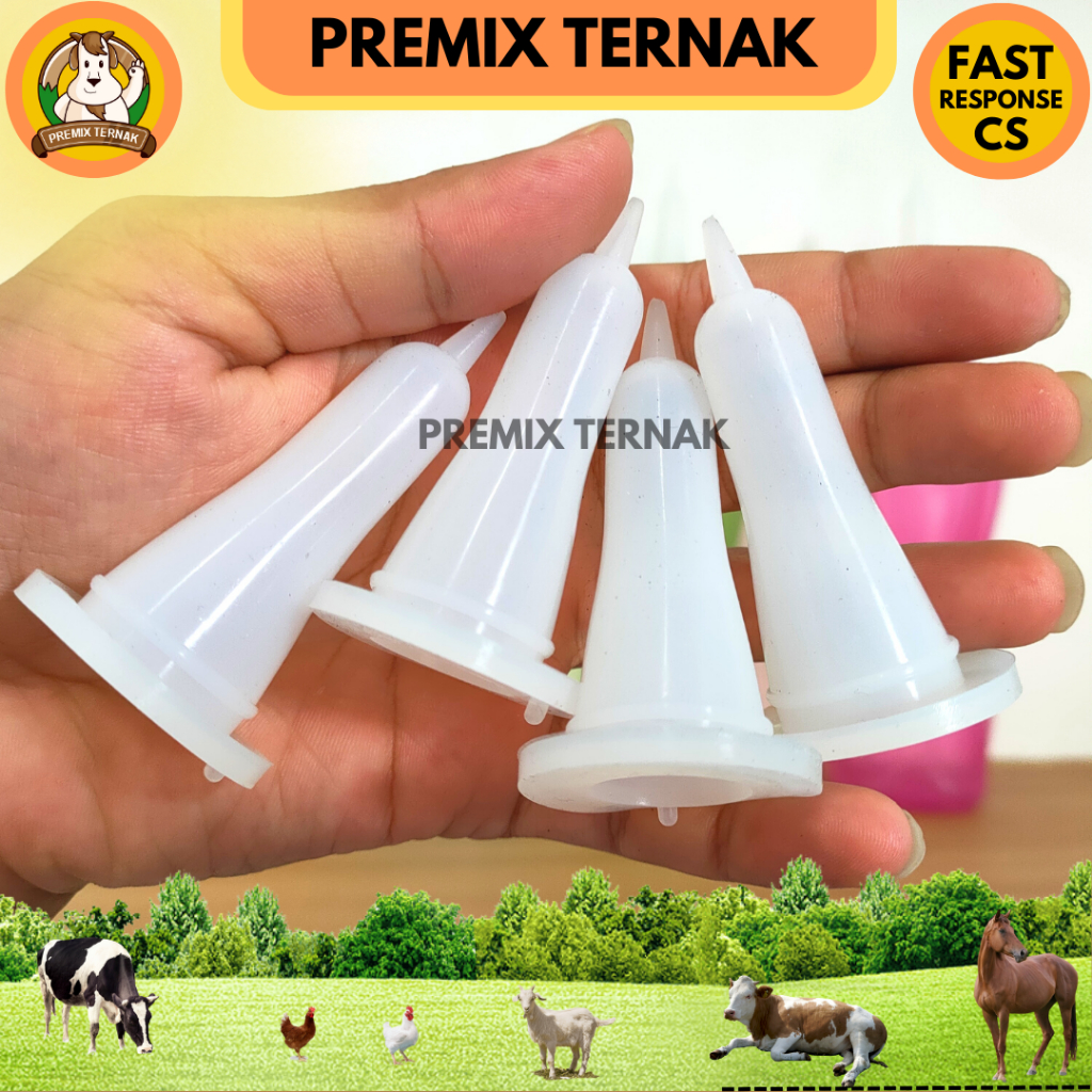 ( GROSIR ) DOT KAMBING - Dot Cempe Silikon Putih Berkualitas - Dot anak kambing