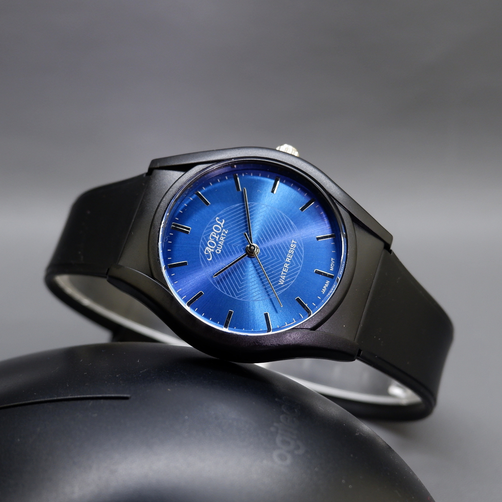 Jam Tangan Wanita Aopol 668G Original Karet Jarum