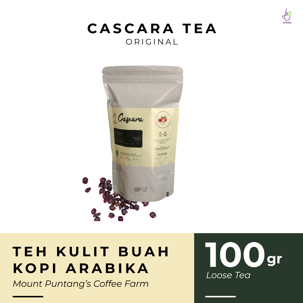 

Netisane Puntang Cascara Tea | Teh Kulit Kopi Arabika Organik | Pouch (100g)