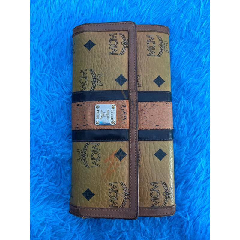 Dompet lipat kulit asli mcm