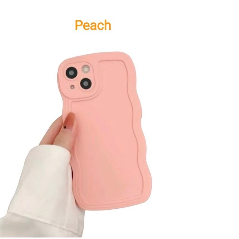 Case Casing Gelombang Warna Oppo A5s/A12/A7/F9/A11k/A5 2020/A9 2020  Pro camera