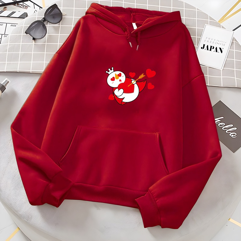 Sweater anak perempuan MIXUE LOVELY hoodie anak laki laki 2-10 tahun