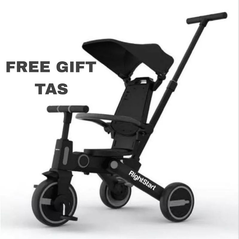 Right Start Voyager 7in1 &amp; Voyager X 8in1Stroller Sepeda Dorong Anak Bayi Roda 3 Tiga Lipat / Folding Trike / Trycycle