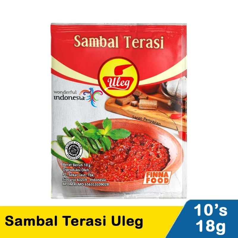 

Sambel Terasi Uleg Instan 10 X 18 Gram
