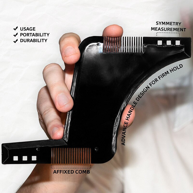 Beard Shaper Comb Sisir Jenggot Brewok Bewok Jambang Kumis