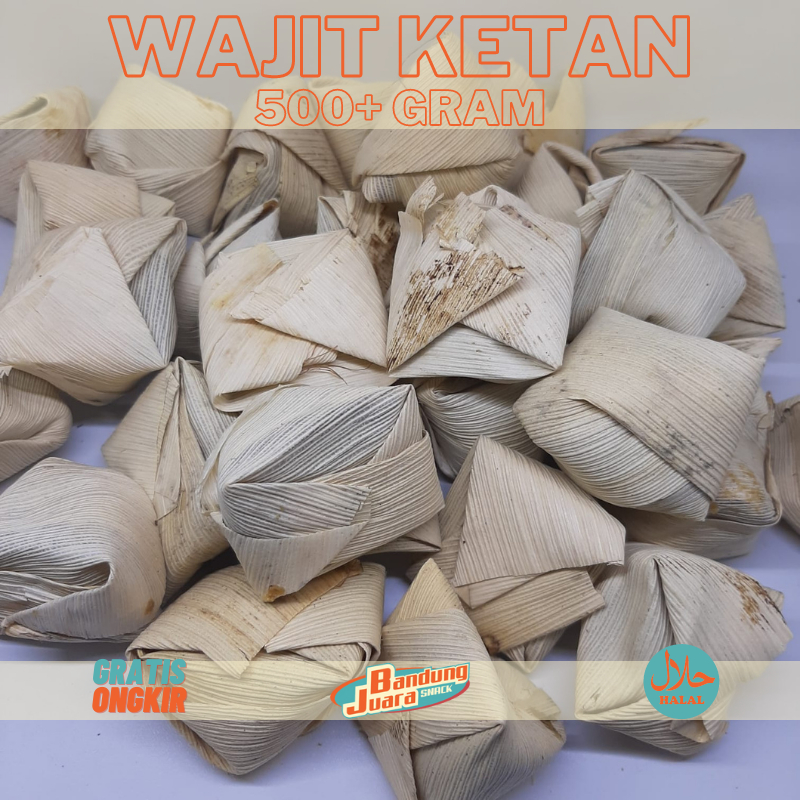 

Wajit / Angleng Kiloan / Wajit Cililin Ketan / Wajik Kelapa Bungkus Daun Jagung 1kg