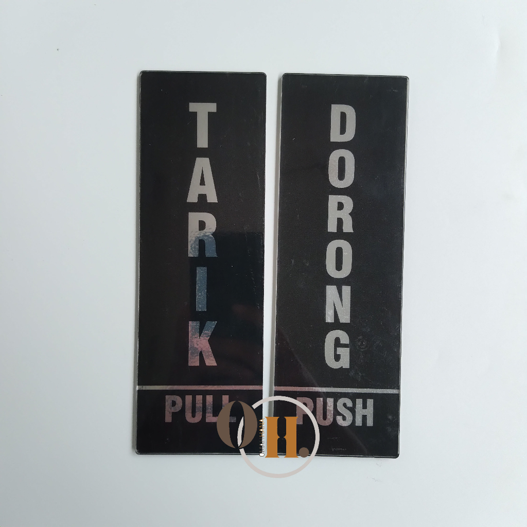

Akrilik Pintu Dorong Tarik Silver - Akrilik Pintu Pull Push