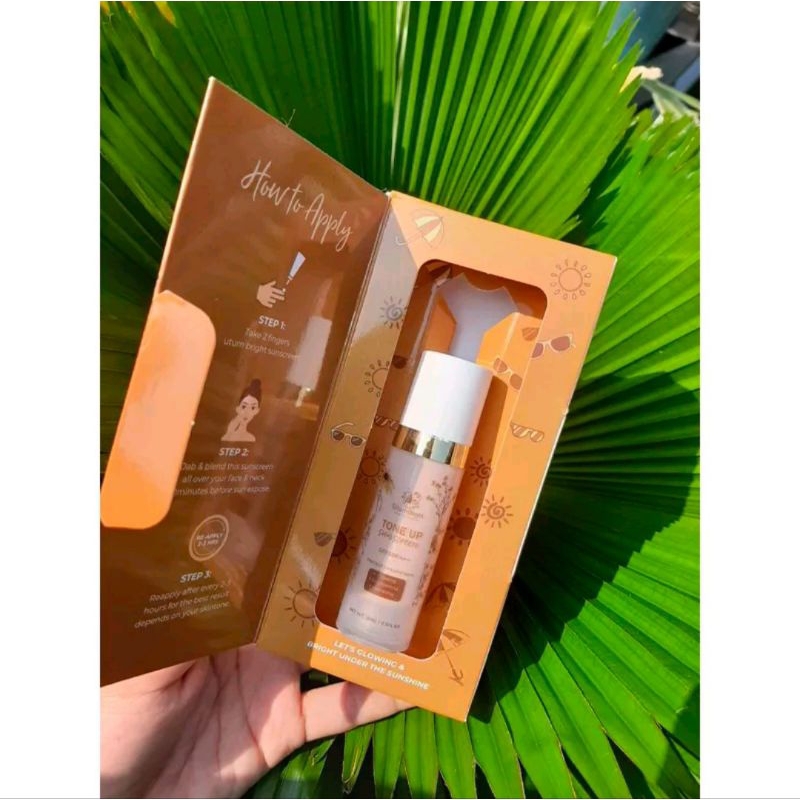 U TURN BRIGHT SUNSCREEN SPF 50 KEMASAN BARU