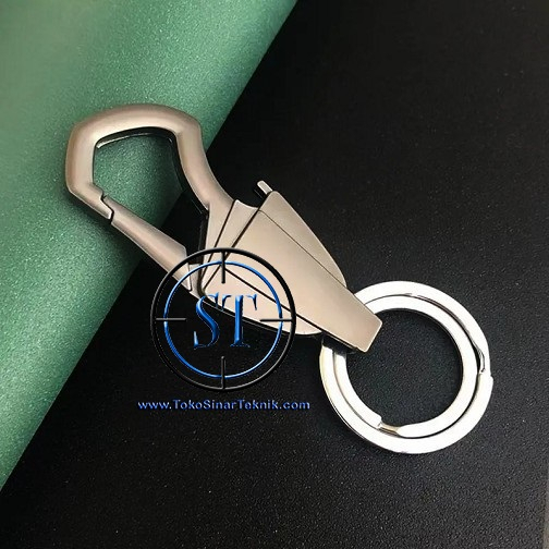 Keychain - Gantungan Kunci Pembuka Tutup Botol Logo TOYOTA 2 RING Bahan Paduan Logam Kreatif Model Baru