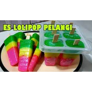 Cetakan Es Lilin Cetakan Eskrim Stik Lolipop Jelly Agar 6 Lubang Cetakan Es Gabus Plastik Food Grade