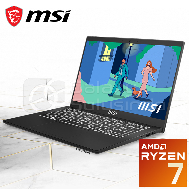 MSI MODERN 14 C5M 033ID Ryzen 7 5825U 512GB SSD 16GB RAM AMD Radeon Graphic Notebook