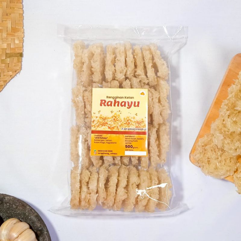 

Rengginang Ketan Mentah 500 gram, isi 36++