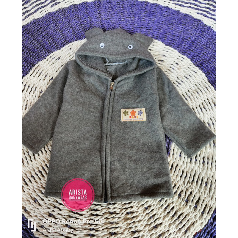 Jaket Hoodie bayi, BULU LEMBUT