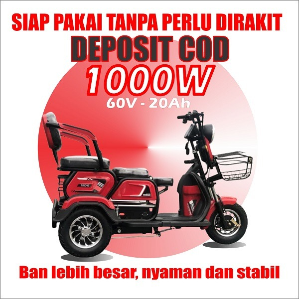 DP SKUTER PREMIUM RODA 3 UNTUK COD !!