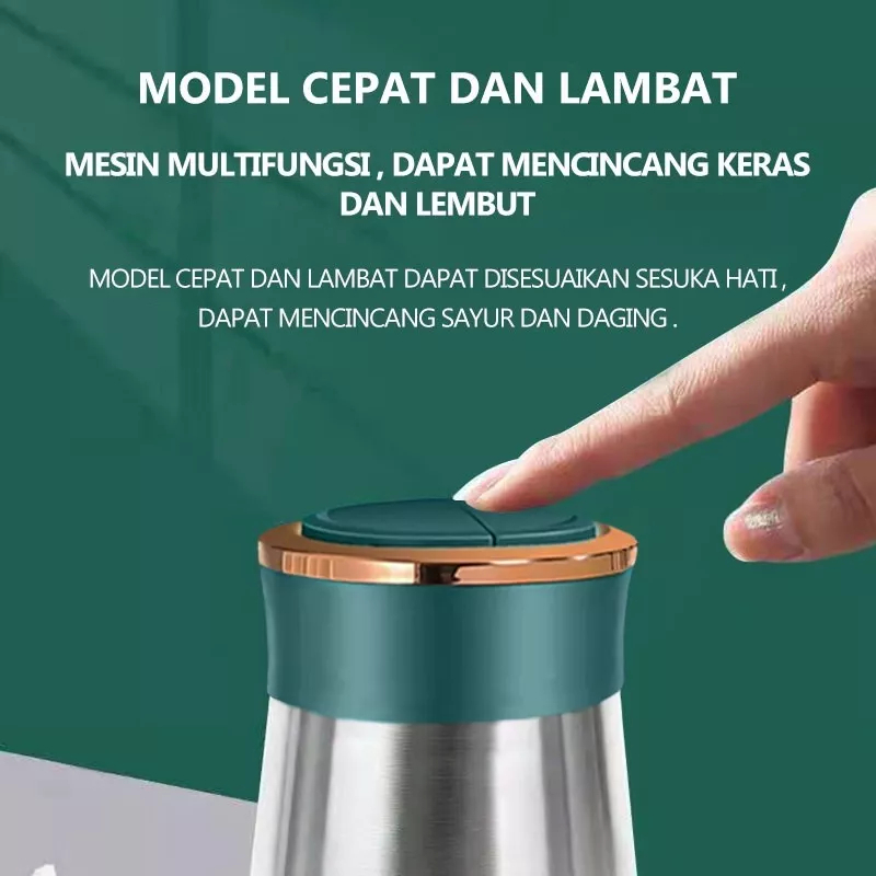 Blender Daging Stainless Steel / Blender Ufo / Chopper 2 liter / Food Processor