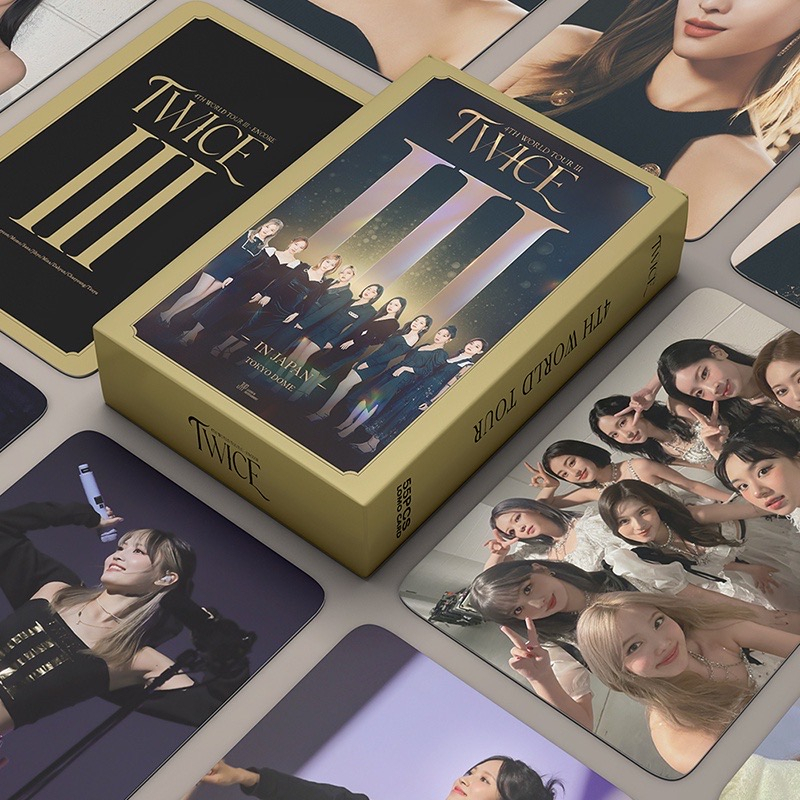 [kstuffind] TWICE 4TH JAPAN WORLD TOUR ALBUM TWICE4 PHOTOCARD LOMO CARD PHOTO KARTU FOTO PC TWICE ONCE MURAH 54PCS PCS 54